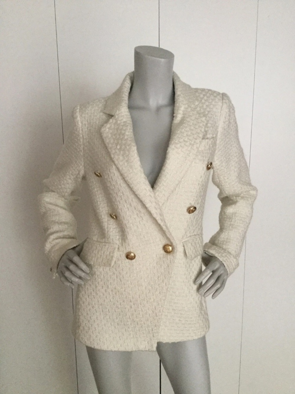 Wish The Label White Jacket Size M